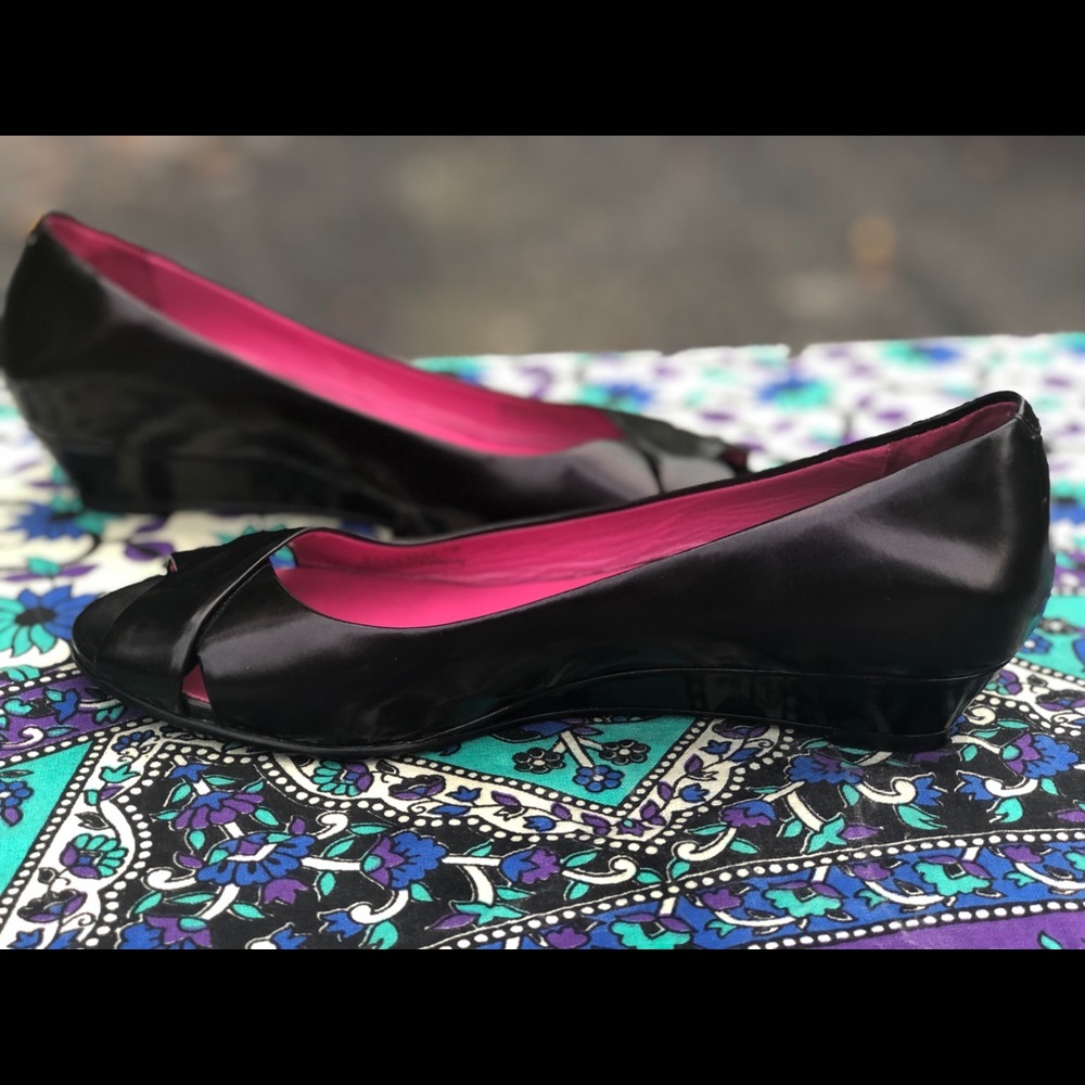 Cole Haan Peep Toe with 1” Wedge